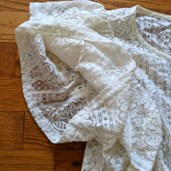 Flying Tomato Ruffle Lace Top - Picture 8 of 8